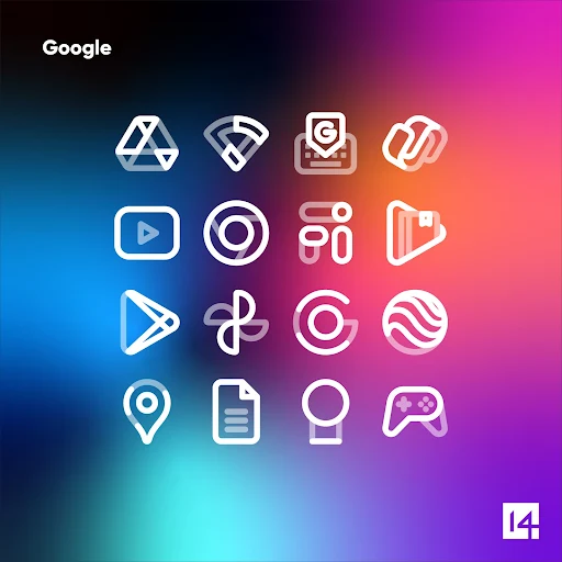 Aline White: linear icon pack screenshot 6
