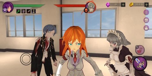 Anime High School Zombie Simul screenshot 6