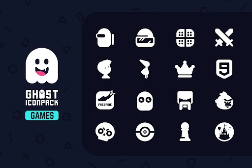 Ghost IconPack screenshot 6