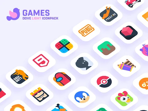 Dove Light Icon Pack screenshot 6
