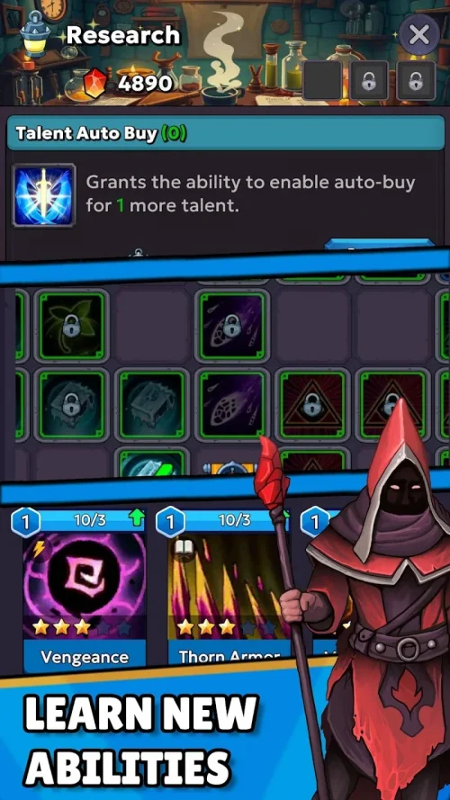 Idle Wizard: Tower Defense RPG screenshot 6