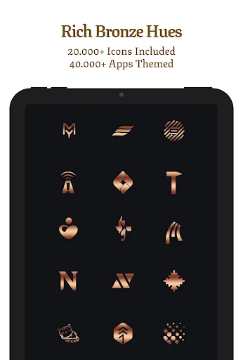 Bronze Copper Icon Pack screenshot 6