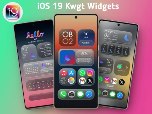 iOS 19 Kwgt MOD screenshot 6