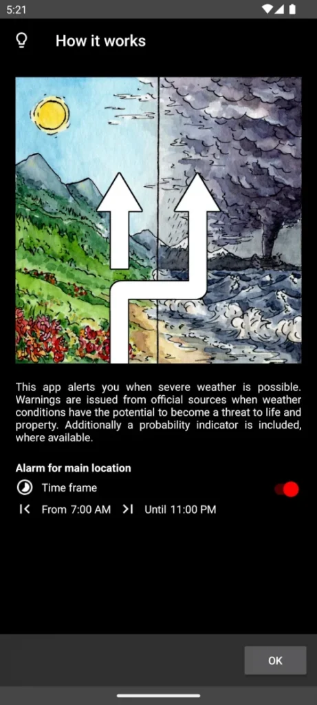 UnWX (Severe Weather Alerts) MOD screenshot 6