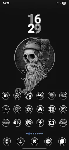 Dark Rounds icon pack screenshot 6
