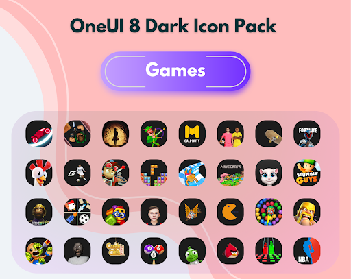 OneUI 8 Dark Icon Pack screenshot 6