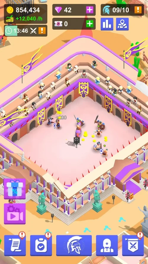 Idle Gladiator Arena screenshot 6
