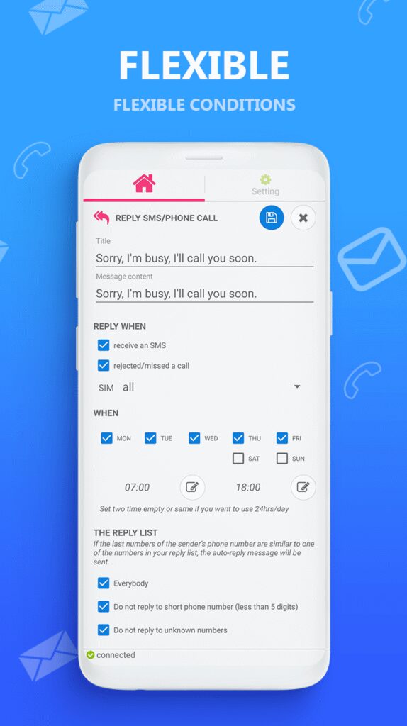 AUTO MESSAGE screenshot 6