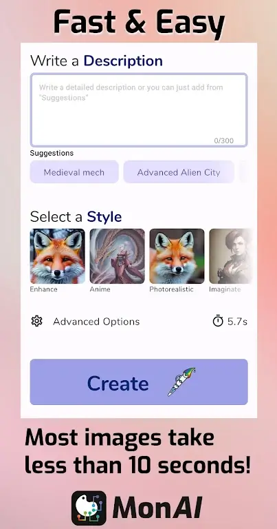 monAI – AI Art Generator screenshot 6