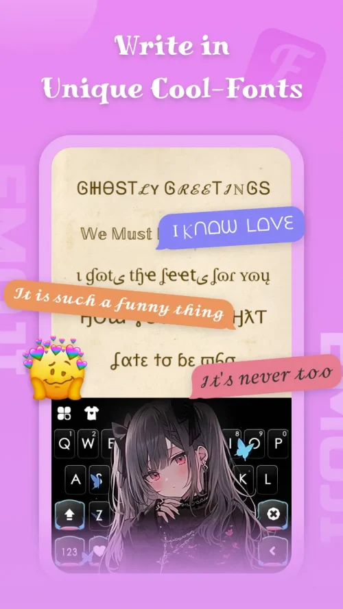 Emoji keyboard screenshot 6