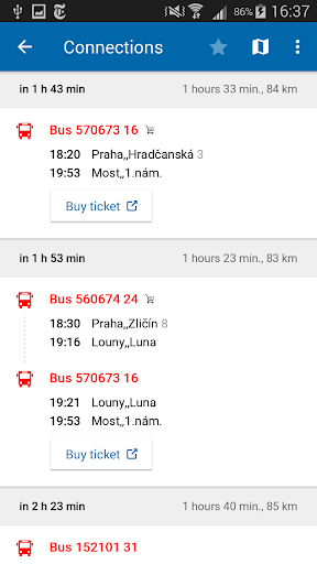 Czech Public Transport IDOS MOD screenshot 6