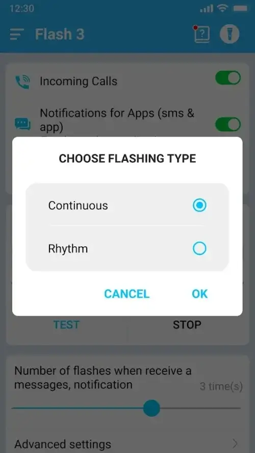 Flash Notification On Call (Flash Alerts 3) screenshot 6
