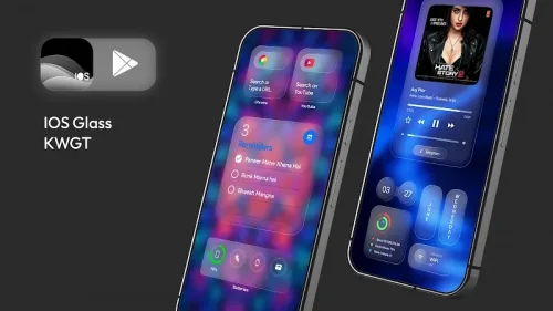 iOS Glass KWGT iOS 26 Inspired MOD screenshot 6