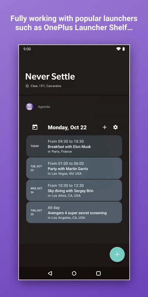 Calendar Widget Agenda Planner MOD screenshot 6