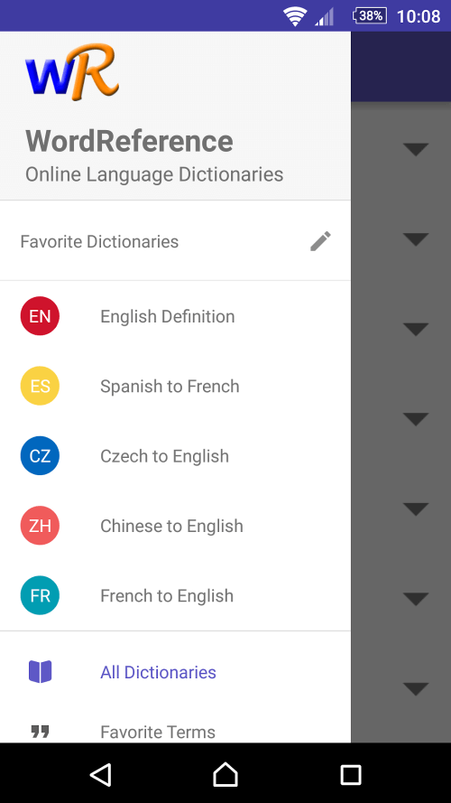 WordReference.com Dictionaries screenshot 6
