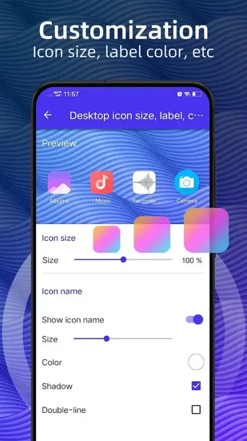 Pie Launcher screenshot 6