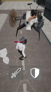 Toilet Fight (MOD, Unlimited Money) screenshot 6
