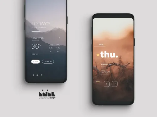 Mnml – Minimal KWGT widgets screenshot 6
