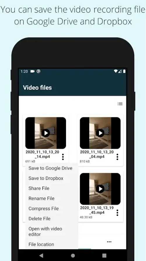 Background Video Recorder screenshot 6
