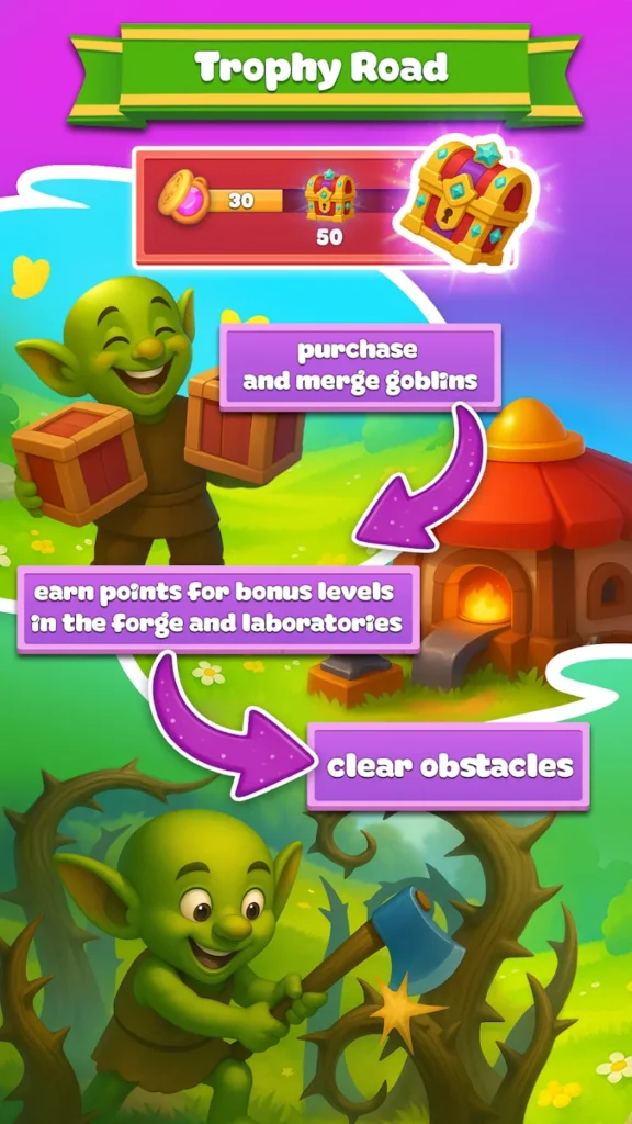 Goblin Miner: Idle Merger screenshot 6