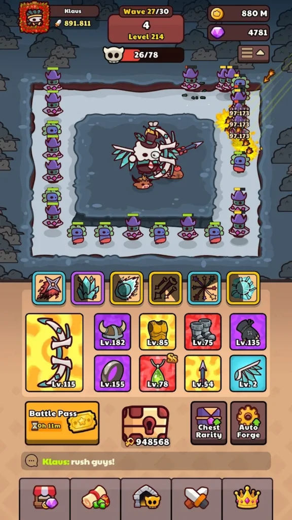 Smith Legend: Idle Rpg TD screenshot 6