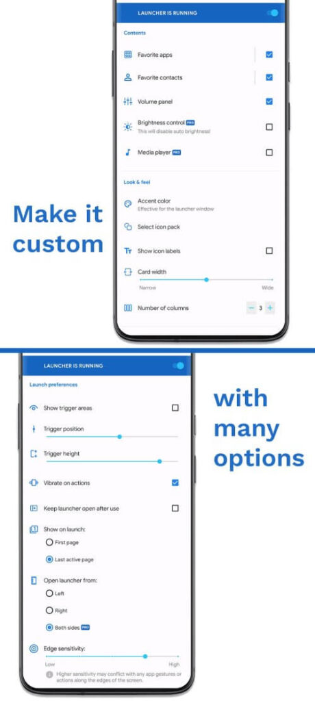 Edge Card Launcher: Side Panel screenshot 6