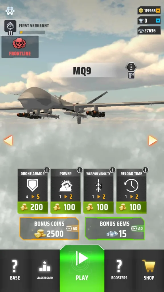 Drone Strike Military War 3D screenshot 6