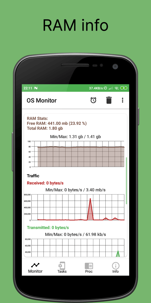 OS Monitor: Tasks Monitor screenshot 7