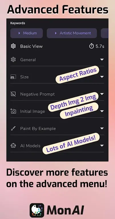 monAI – AI Art Generator screenshot 7