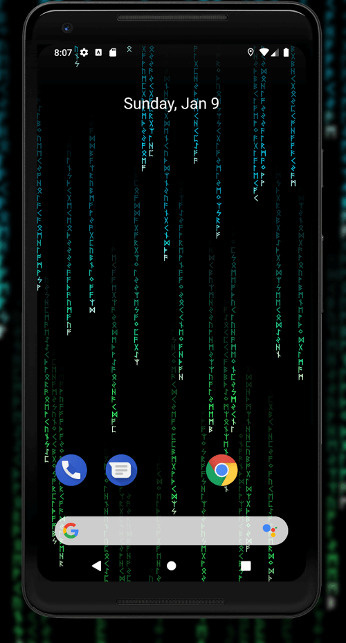 Matrix Live Wallpaper screenshot 7