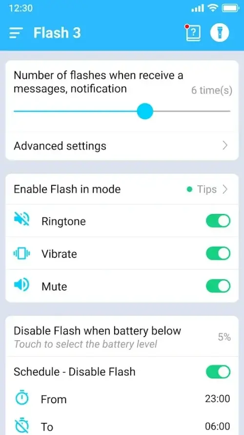 Flash Notification On Call (Flash Alerts 3) screenshot 7
