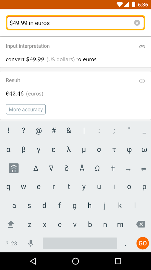 WolframAlpha screenshot 7