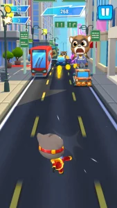 Talking Tom Hero Dash (MOD, Free Shopping) screenshot 7