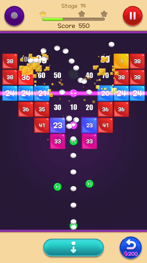 Jewel Bricks Breaker screenshot 7