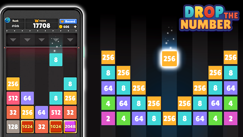 Drop The Number: Merge Game screenshot 7