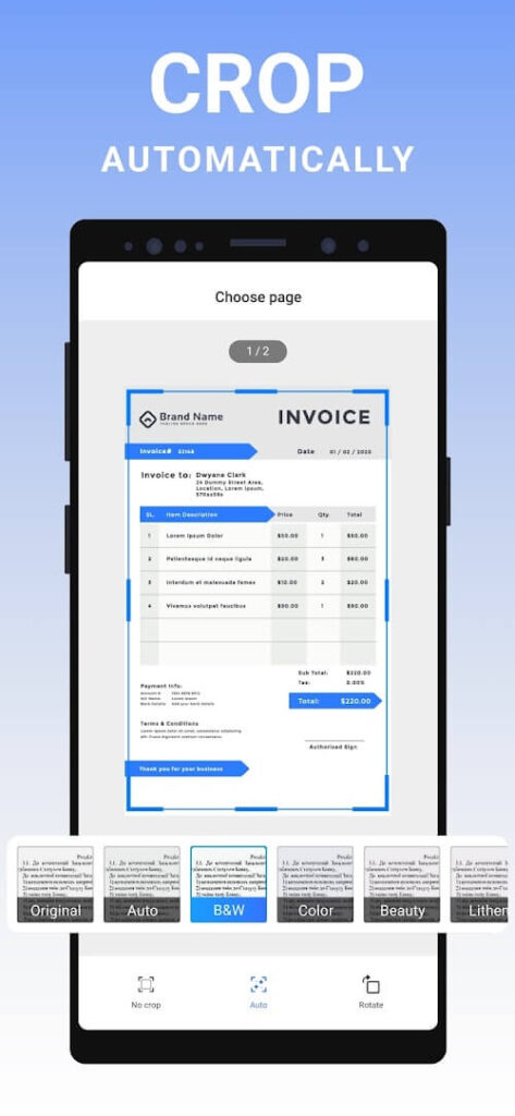 Mobile Scanner App screenshot 7