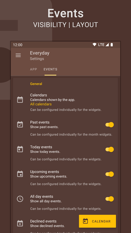 Everyday | Calendar Widget screenshot 7