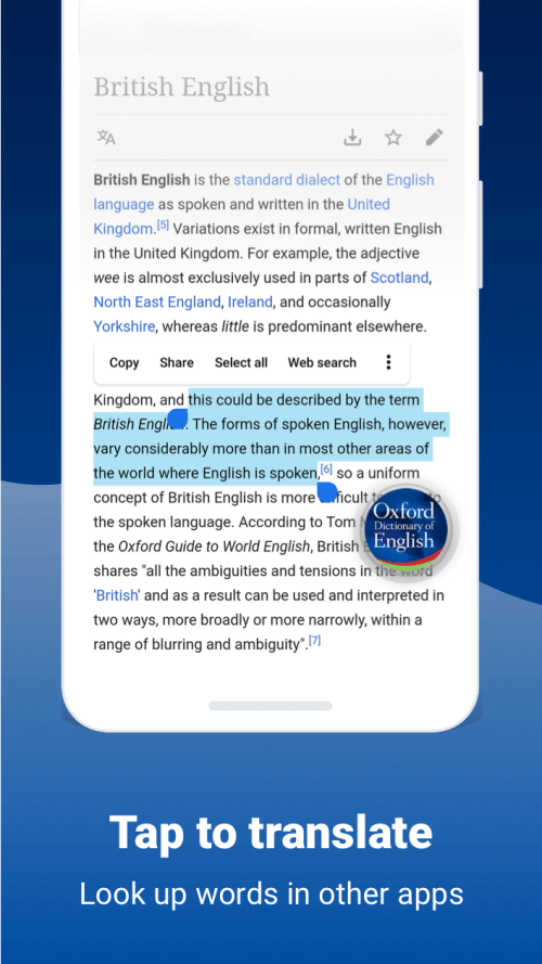 Oxford Dictionary of English screenshot 7