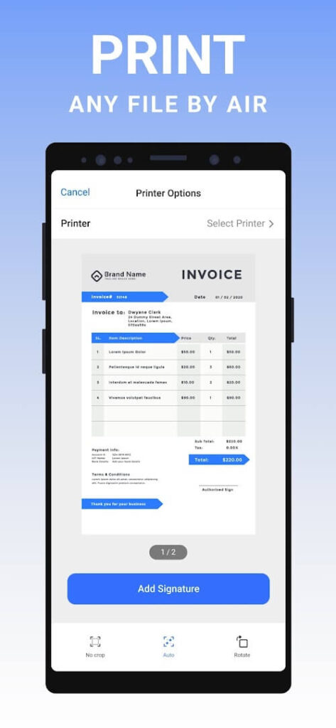 Mobile Scanner App screenshot 8