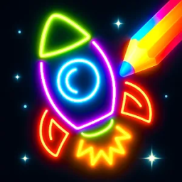 Arte Mágica Doodle – Brilho Neon (Doodle Neon)