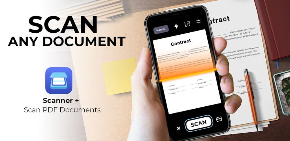 Scanner+ App: Scan Docs to PDF screenshot 1