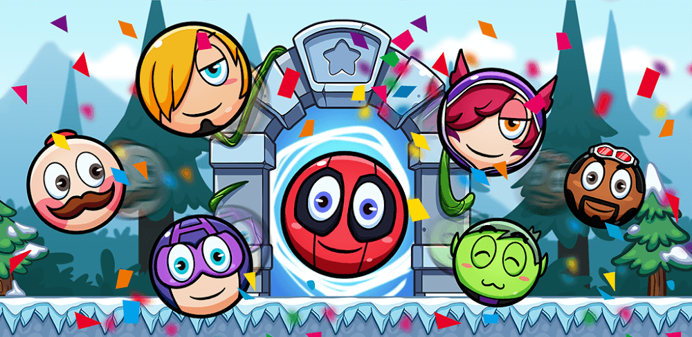 Red Bounce – Ball Seasons 4 screenshot 1