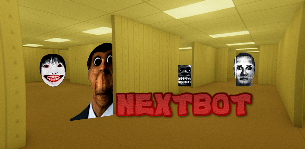 Nextbot run in Backrooms screenshot 1