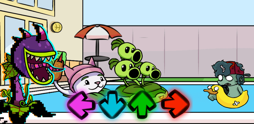 FNF Plants vs Rap Funkers Mod screenshot 1