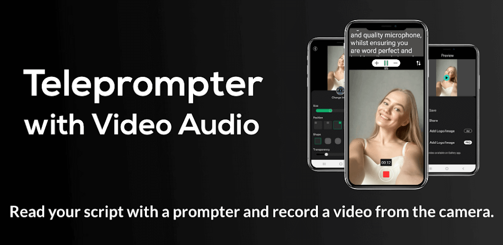 Teleprompter with Video Audio screenshot 1