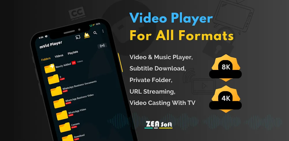 Video Player Pro Version – ZEA screenshot 1