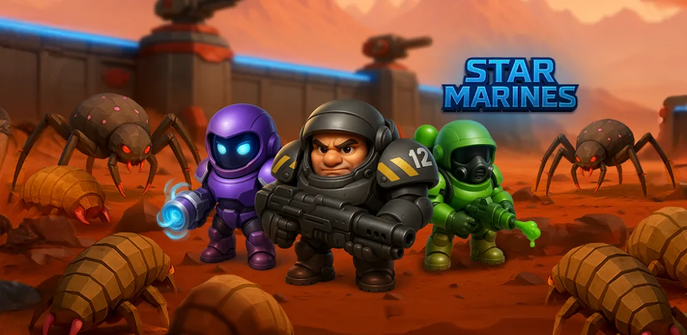 Star Marines: War Invasion TD screenshot 1