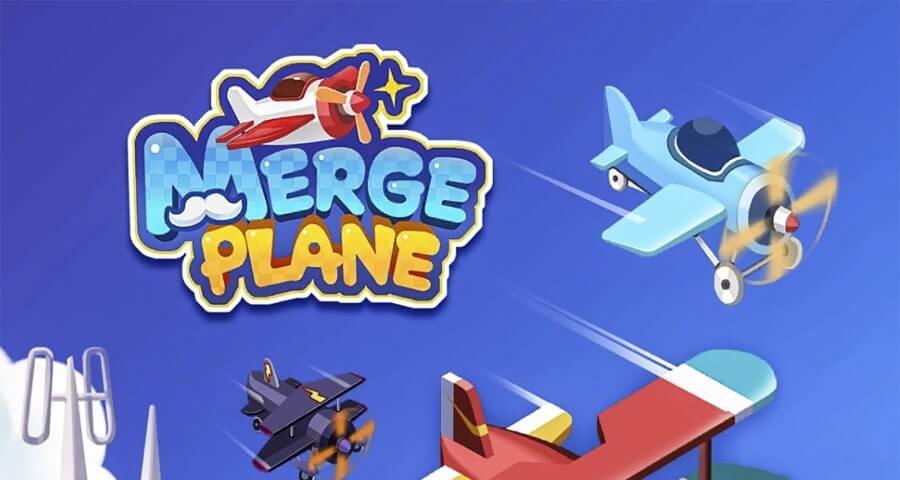 Merge Plane – Click & Idle Tycoon screenshot 1