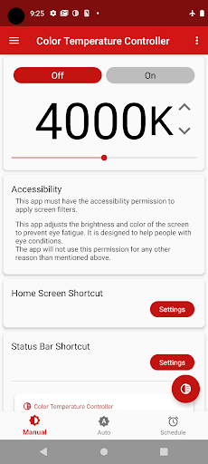 Color Temperature Controller MOD screenshot 1