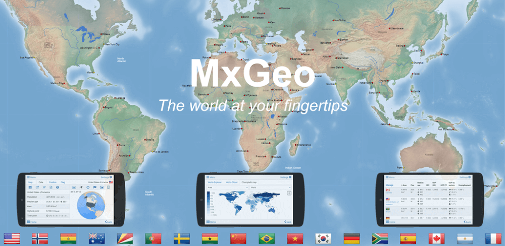 World Atlas MxGeo Pro screenshot 1